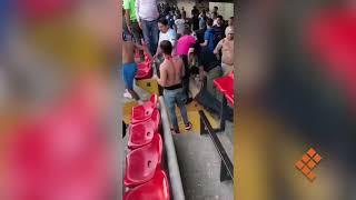 Confirman 22 heridos por trifulca en el estadio Corregidora