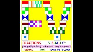 032 VISUAL MATHS FRACTIONS For Children Who Find Text-based Fractions No Fun #visual_maths_fractions
