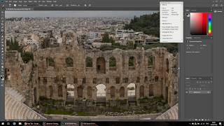 Creating a stitched panorama using Lightroom