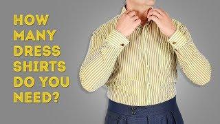 How Many Men's Dress Shirts Do You Really Need?