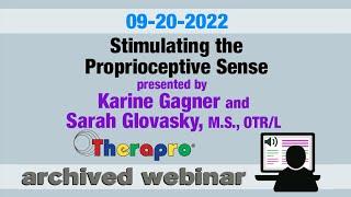 Therapro Webinar: Stimulating the Proprioceptive Sense