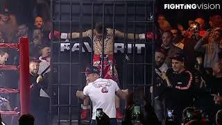 Денис Беринчик жжет! Выход на ринг в клетке  Denys Berinchyk Crazy Ring Entrance