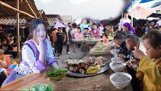 Simple and rustic 20 Phong Hai market - Bao Thang Lao Cai / Northwest market selling rare items