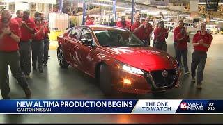 New Altima rolls off assembly line at Canton Nissan plant