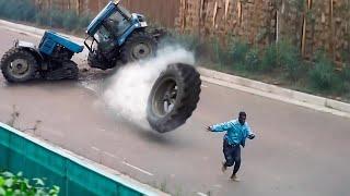 40 Amazing IDIOTS Truck, Tractor & Car Operator Skills | Worst Heavy Equipment Fails Compilation