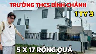 Nhà Mới Bình Chánh Giá Chỉ Bằng Tiền Đất – 1.3 Tỷ Có Sổ Hồng Riêng!Quá Rẻ Sát Chợ, Trường Bình Chánh