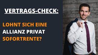 Lohnt sich die Allianz Privat SofortRente?