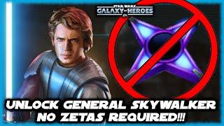 Get General Skywalker - NO ZETAS NECESSARY!!!  GAS Event Complete in Star Wars Galaxy of Heroes