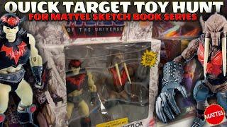 Quick Target Toy Hunt Searching for the Sketch Book Series 2-Pack Hordak & Grizzlor #mattel #motu