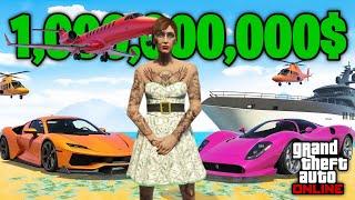 UTRATIL JSEM 1,000,000,000$ V GTA ONLINE!