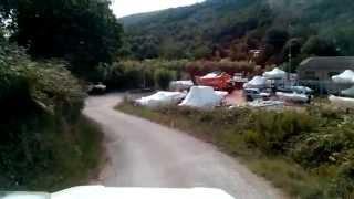 tragitto area camper cavo