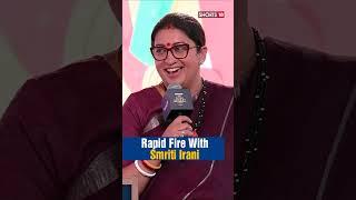 Rapid Fire Session With Union Minister Smriti Irani At Rising Bharat Summit | News18 | N18S