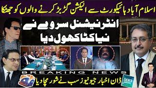 Islamabad high court order NA 128 election | Salman Akram Raja | IPSOS latest survey reported Geo