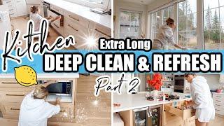 *NEW KITCHEN DEEP CLEAN & REFRESH PART 2 | 40 Mins EXTREME CLEANING MOTIVATION | Amanda's Daily Home