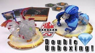 BAKUGAN BATTLE PLANET Diamond Hydorous Ultra + Diamond Dragonoid Review!