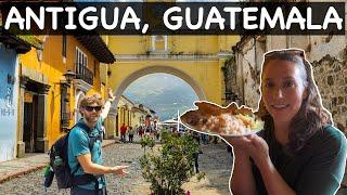 2 Days in Antigua, Guatemala! | Trying Guatemalan Food & Exploring Sites!