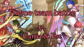 FEH Minerva and Abel find Catria and Est in Valentia (A Fire Emblem Echoes Theme team battle)