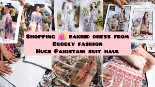 Online shopping  honest review|Bubbly Fashion |Pakistani unstiched lawn suit haul|