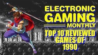 Electronic Gaming Monthly's Best Reviewed Games of 1990 - Defunct Games