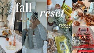 FALL + WINTER RESET! ️  decluttering, decorating, + cozy fall vibes