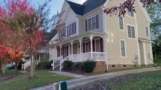 Morning walk in Morrisville, North Carolina, USA