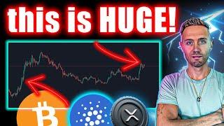 Bitcoin Dip Before BOOM! MASSIVE XRP News & CARDANO Launchpad Setup!