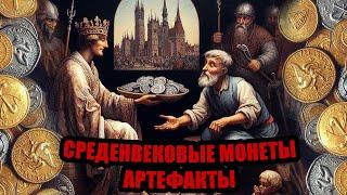 Обзор антиквариата: брошь с ликом, античная овечка, средневековые монеты из серебра