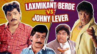 Laxmikant Berde VS Johny Lever | Anari Movie Scene | Venkatesh, Karishma Kapoor | Hindi Comedy Movie