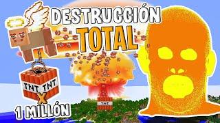 HAGO CULTO a VIN DISEL con 1.000.000 de TNT  en MINECRAFT (SALE MAL)