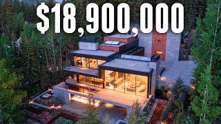 INSIDE a $18,900,000 Customized Colorado SMART HOME | Modern Mansion Tour