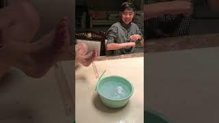 Ninja Prap and Dee Derfect making Paper Ball...