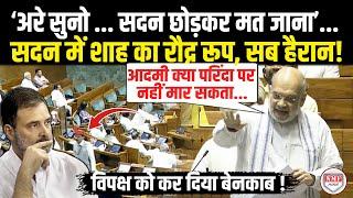 सदन में गुस्से से भड़के Amit Shah, विपक्षियों के खोल दिए काले चिट्ठे, सदन छोड़कर भागने लगा विपक्ष !