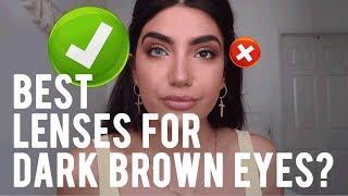 NATURAL COLORED CONTACTS FOR DARK BROWN EYES - OPULENT LENSES