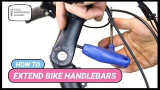 How To Extend Bike Handlebars -Put Yourself In A More Upright Position