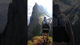 Hiking to Saxer Lucke in Switzerland