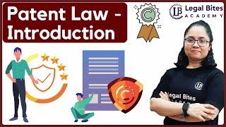 Patent Law | WIPO | Explained | IPR | Legal Bites Academy