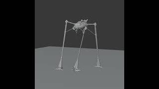 Jeff Wayne Fighting Machine walk cycle (OLD) #waroftheworlds #wotw #tripod