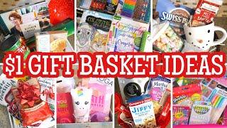 10 $1 DIY DOLLAR TREE GIFT IDEAS | $1 HIGH END GIFT BASKET IDEAS