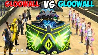 Free Fire New Gloowall vs Gloowall Fight | Gloowall Vs Gloowall Skin Challange On Factory Roof 