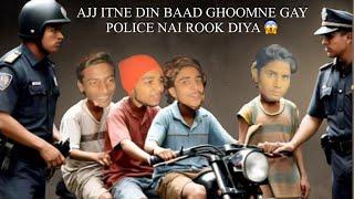 Aj kafi time baad soup pine gay | Raste mai police nai rok liya 