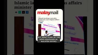 The Ahmadi Religion of Peace and Light is banned in Malaysia