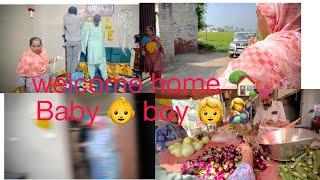 WELCOME HOME  BABY  ਸੰਧੂ ਪਰਿਵਾਰ ਦਾ ਨਿੱਕਾ ਮੈਂਬਰ ਆਇਆ ਘਰ‍️ @deepsardaarni1234