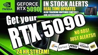  NVIDIA RTX 5090 Stock Alerts, 5080, 5070ti, 5070, AMD 9950x3d, 9070xt - Ultra Low Latency!