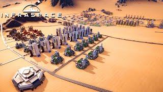 InfraSpace - Building Space Colony Cities of the FUTURE | Infraspace Alpha Gameplay