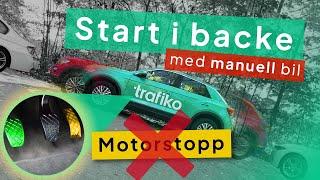 Manuell Bil: Starta i Lutning/Backe Utan Att Få Motorstopp