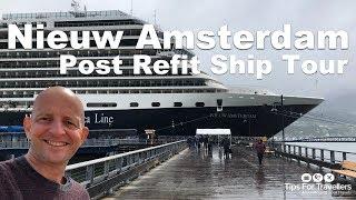 Holland America Nieuw Amsterdam Ship Tour (Post refit)