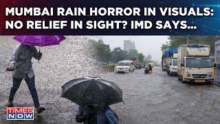 Heavy Rain Lashes Mumbai | Waterlogging Reported In Low-Lying Areas| IMD Issues Warning...| Watch