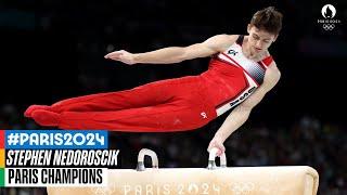 Stephen Nedoroscik's bronze medal pommel routine! | Paris Champions