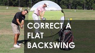 How to Fix a Flat Backswing