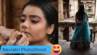 Navratri Photoshoot at Adalaj Ni Vav| Garba Makeover | #youtube #beautyblogger #navratri #garba